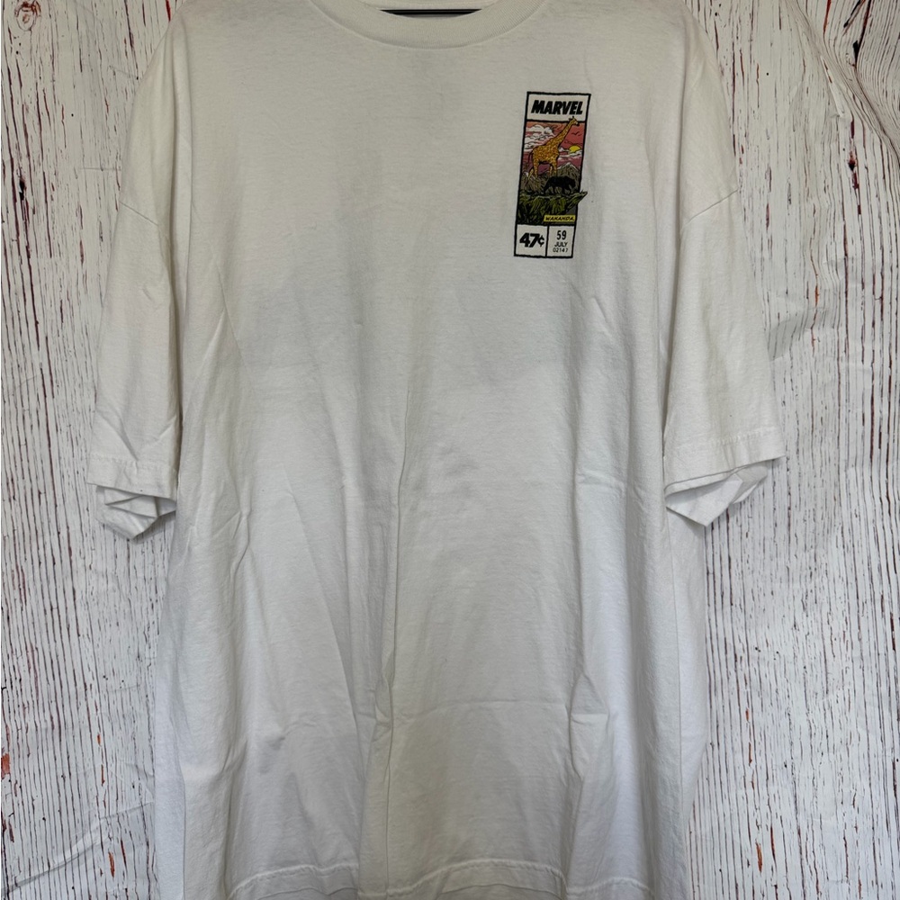 Marvel White Short Sleeve Tee
